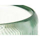 CANDLEHOLDER LARGE GREEN CIRCLE STRIPE