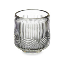 PORTAVELA CIRCULO RAYA PEQ GRIS