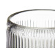 BOUGEOIR CERCLE RAYURE PETIT GRIS