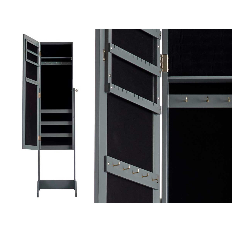 MIROIR BIJOUTIER AVEC PIED GRIS