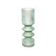 VASE RAYURE VERT HAUT
