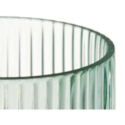 VASO RISCAS VERDE