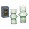 VASO RISCAS VERDE
