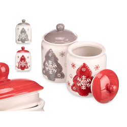 BOTE GALLETA NAVIDAD CERAMICA GRD SURT 2