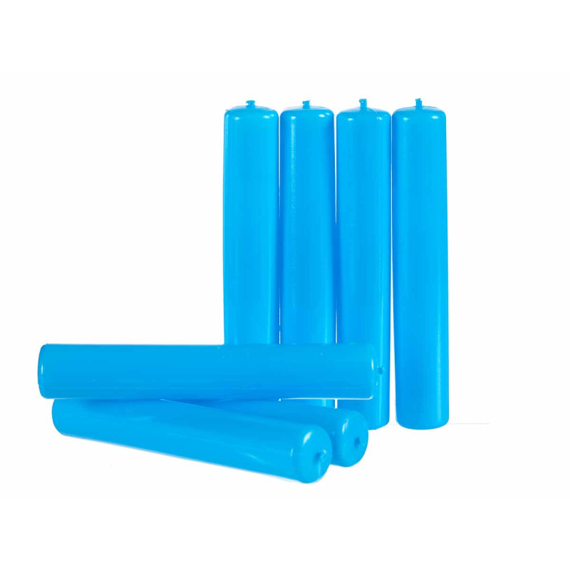 SET 7 ACCUMULATEURES FROID CYLINDRE BLEU
