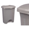 POUBELLE À PÉDALE EN PLASTIQUE 10L GRIS