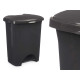 BALDE DO LIXO PLASTICO COM PEDAL 10L ANTRACITE