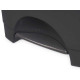 PAPELERA PEDAL PLASTICO 10L ANTRACITA