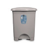 POUBELLE À PÉDALE EN PLASTIQUE 30L GRIS