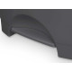 PLASTIC PEDAL BIN 30L ANTHRACITE