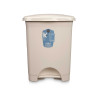 CESTINO CARTA PEDALE PLASTICA 30L BEIS