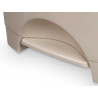 POUBELLE À PÉDALE EN PLASTIQUE 30L BEIGE