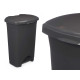 BALDE DO LIXO PLASTICO COM PEDAL 50L ANTRACITE