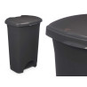 POUBELLE À PÉDALE EN PLASTIQUE 50L ANTHRACITE