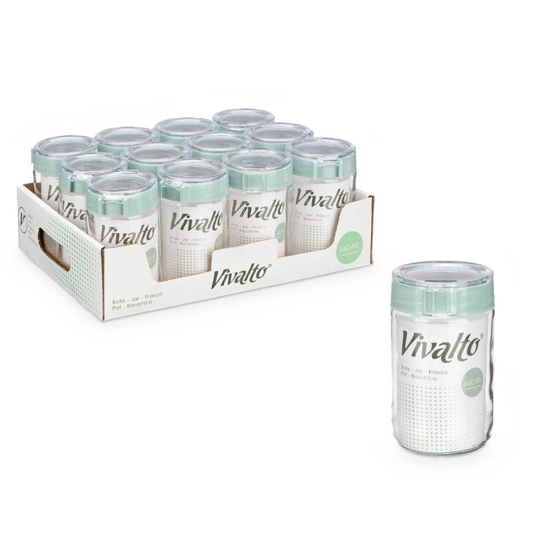 BARATTOLO TAPPO 660ML VERDE