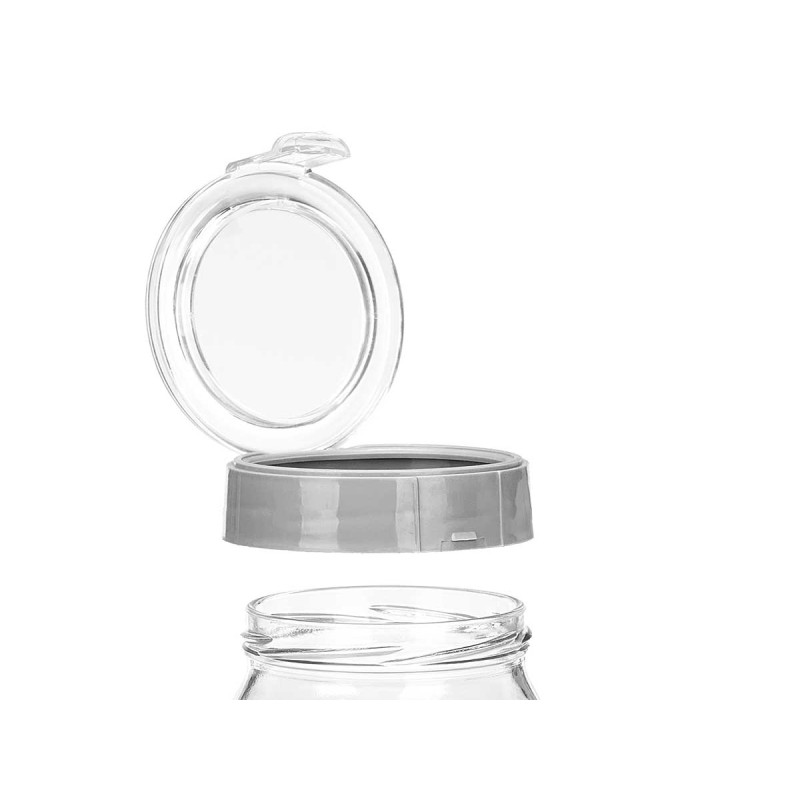 SET 3 BARATTOLO TAPPO GRIGIO 425 660 1000ML