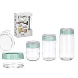 SET 3 BARATTOLO TAPPO VERDE 425 660 1000ML