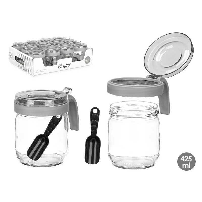 MULTI-PURPOSE JAR 425ML GREY