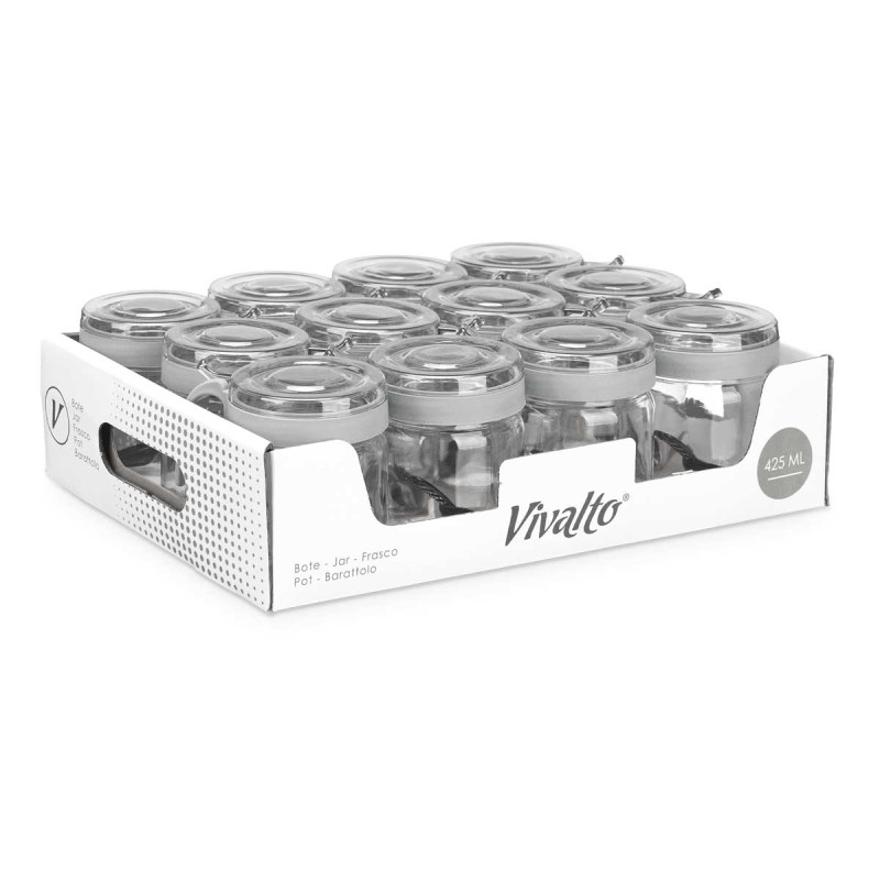 MULTI-PURPOSE JAR 425ML GREY
