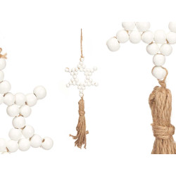 APPENDINO STELLA PERLE FRANGIA MED LEGNO BIANCO