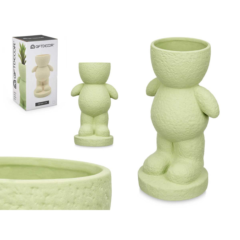 FIGURA UOMO VASO GRD MATTONE