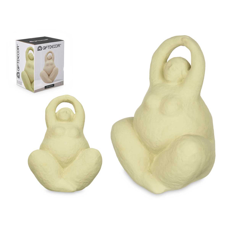 FIGURA DONNA YOGA VERDE