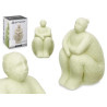 SEATED WOMAN FIGURE GREEN