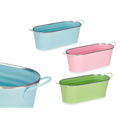 VASO OVAL GRD BORDA PRATEADA SORT 3