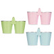 VASO DUPLO GRD ASAS BORDA PRATEADA SORT 3