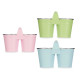 VASO DUPLO PEQ ASAS BORDA PRATEADA SORT 3