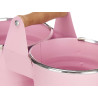 VASO DUPLO PEQ ASAS BORDA PRATEADA SORT 3