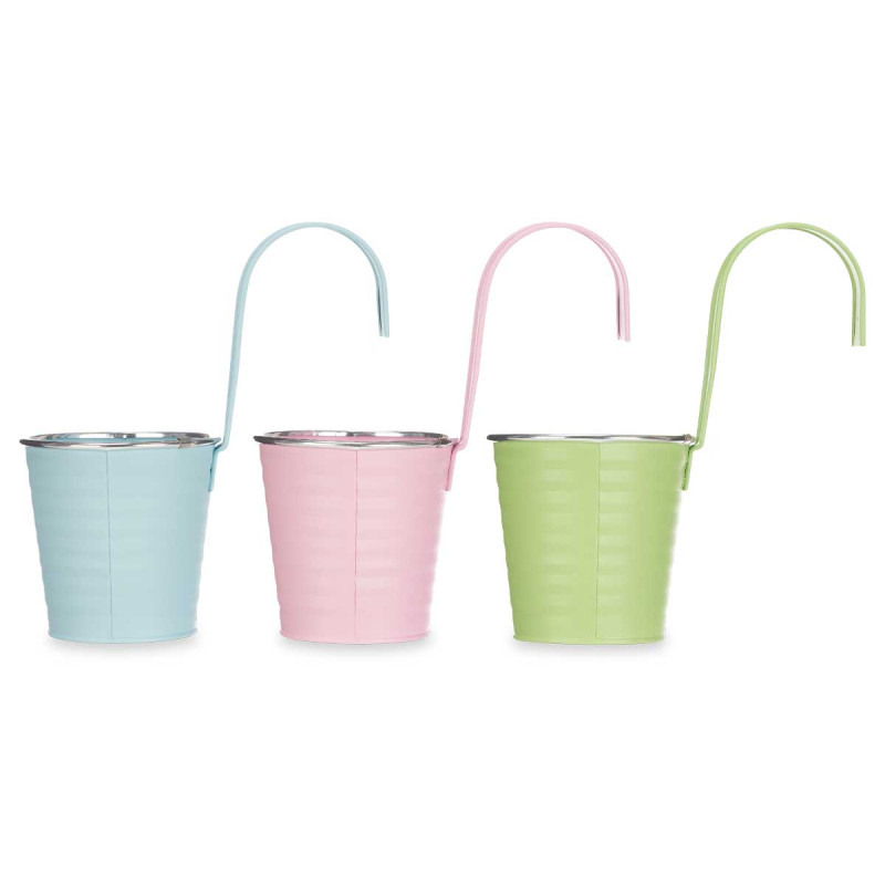 VASO PARA PENDURAR BORDA PRATEADA SORT 3