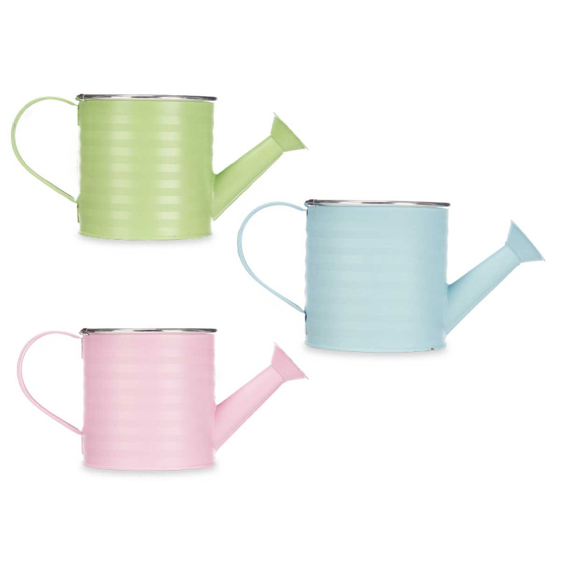 JARDINIÈRE ARROSOIR ZIGZAG BORD ARGENTÉ ASRT 3
