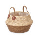 PANIER PLIABLE AVEC POIGNÉES EN SPARTE MIXTE 24CM