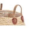 FOLDABLE BASKET WITH HANDLES MIXED ESPARTO 24CM