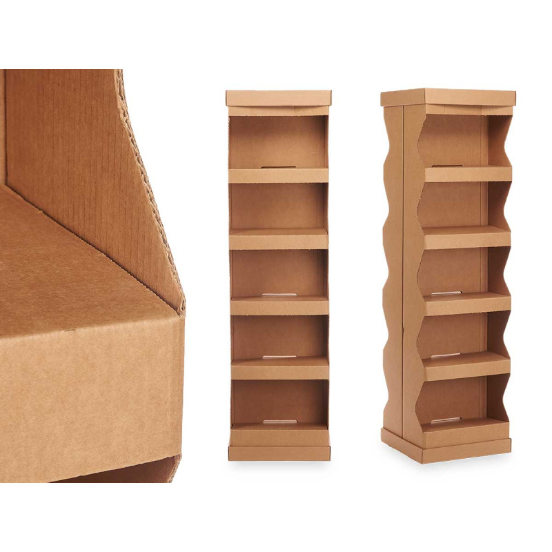 SELF ASSEMBLY KRAFT DISPLAY WITH LID 