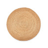 ROUND ESPARTO NATURAL CARPET 120CM