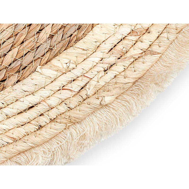 TAPPETO ROTONDO SPARTO ORLO FILO 80CM