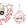 PENDENTIF TRAIN ROND BOIS