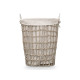 CESTO REDONDO ASAS GRIS