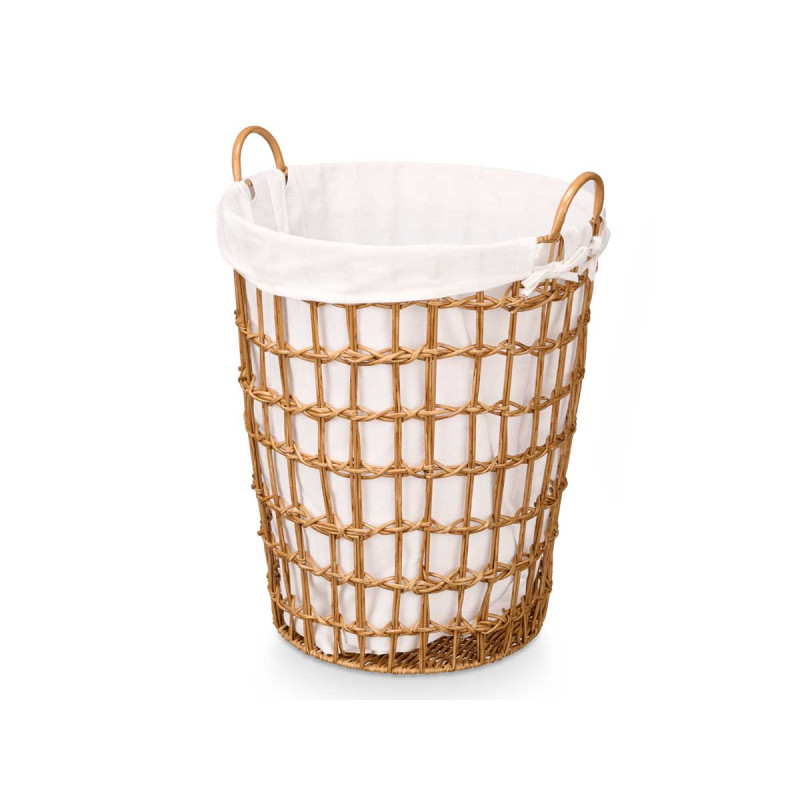 PANIER ROND AVEC POIGNÉES NATUREL