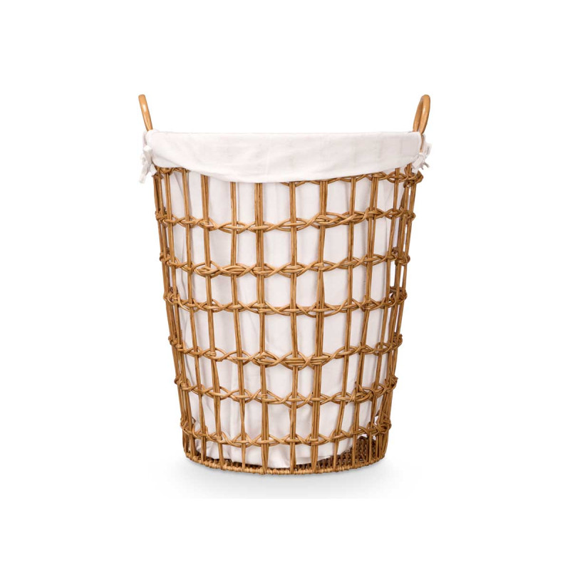 PANIER ROND AVEC POIGNÉES NATUREL