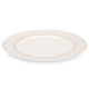 BOUGEOIR LOSANGES BLANC VIEILLI 33CM