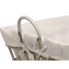 CESTO RECTANGULAR ASAS GRIS