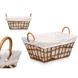 PANIER RECTANGULAIRE AVEC POIGNÉES NATUREL