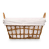 PANIER RECTANGULAIRE AVEC POIGNÉES NATUREL