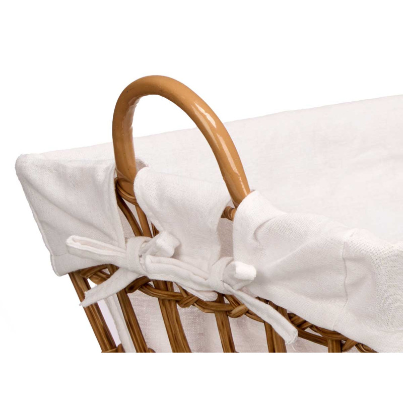 PANIER RECTANGULAIRE AVEC POIGNÉES NATUREL