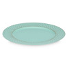 BOUGEOIR LOSANGES VERT VIEILLI 33CM