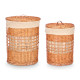 SET 2 PANIERS EN OSIER NATUREL