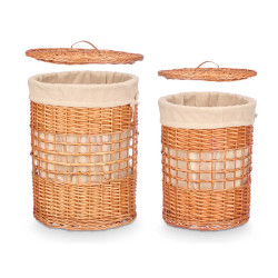 SET 2 ROPEROS MIMBRE